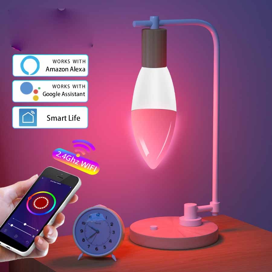 Smart WifI Led Candle Bulb